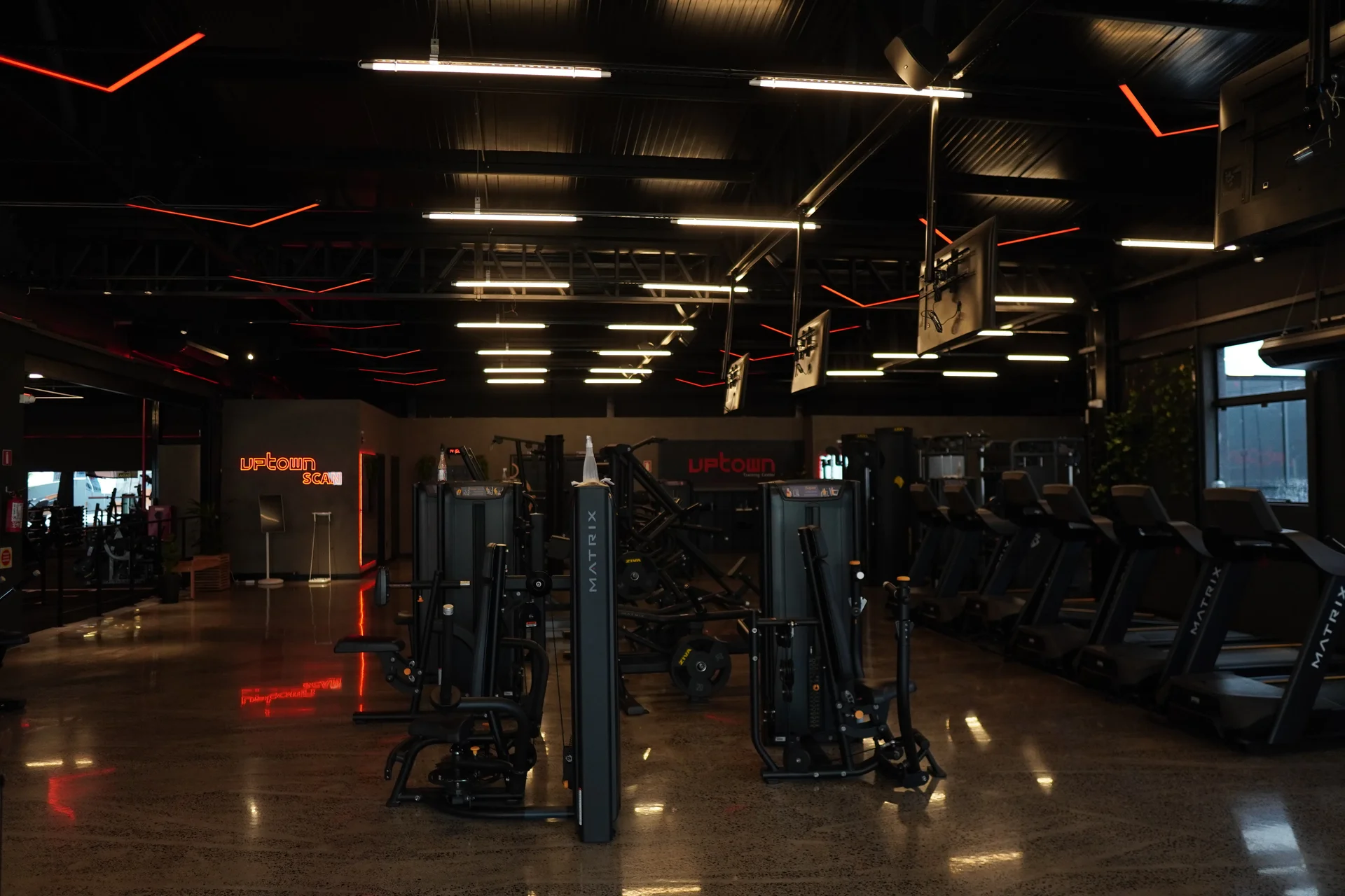 Recepção da Uptown Training Center em Caçador/SC